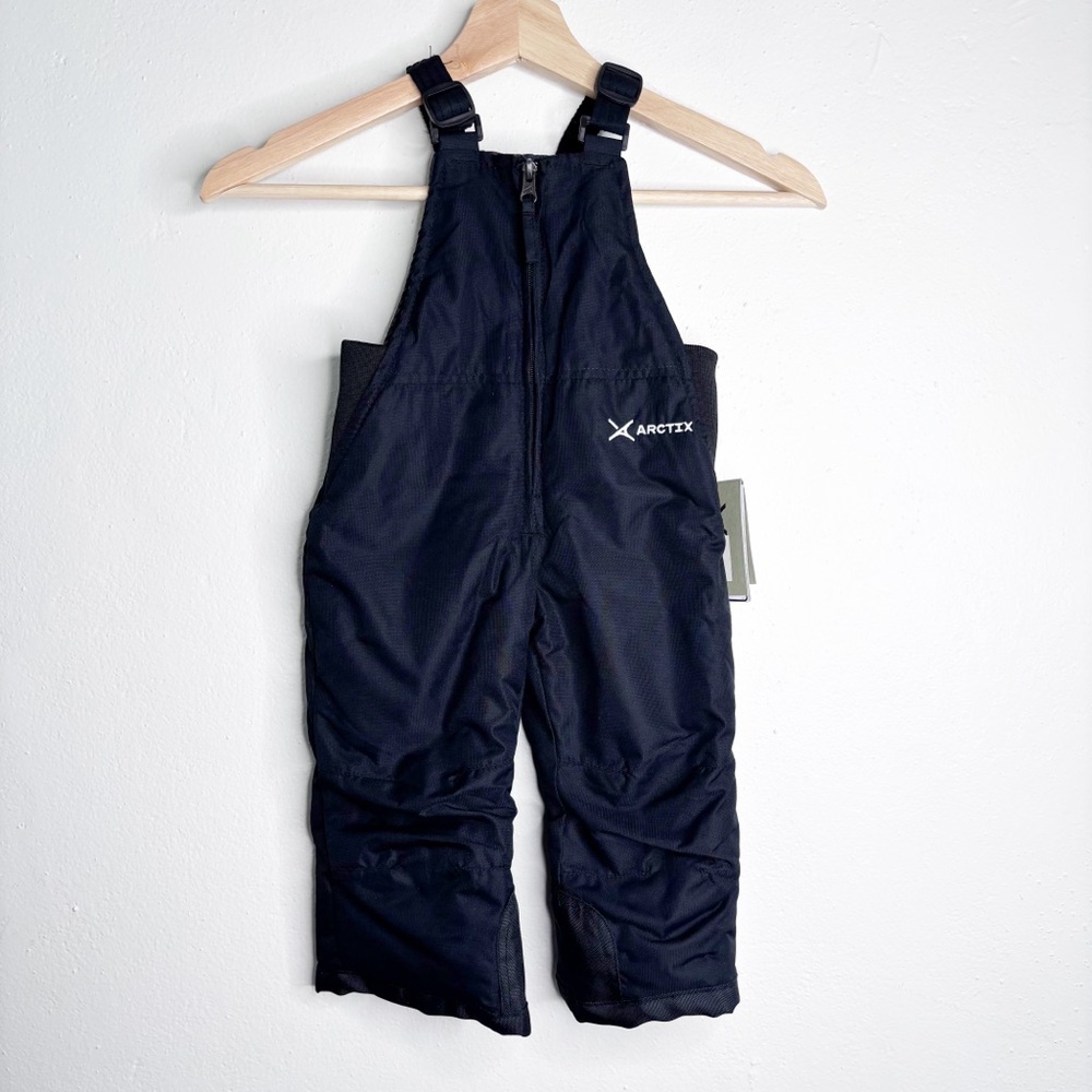 Arctix Infant Chest High Bib Snow Winter Overalls Black 18M NWT